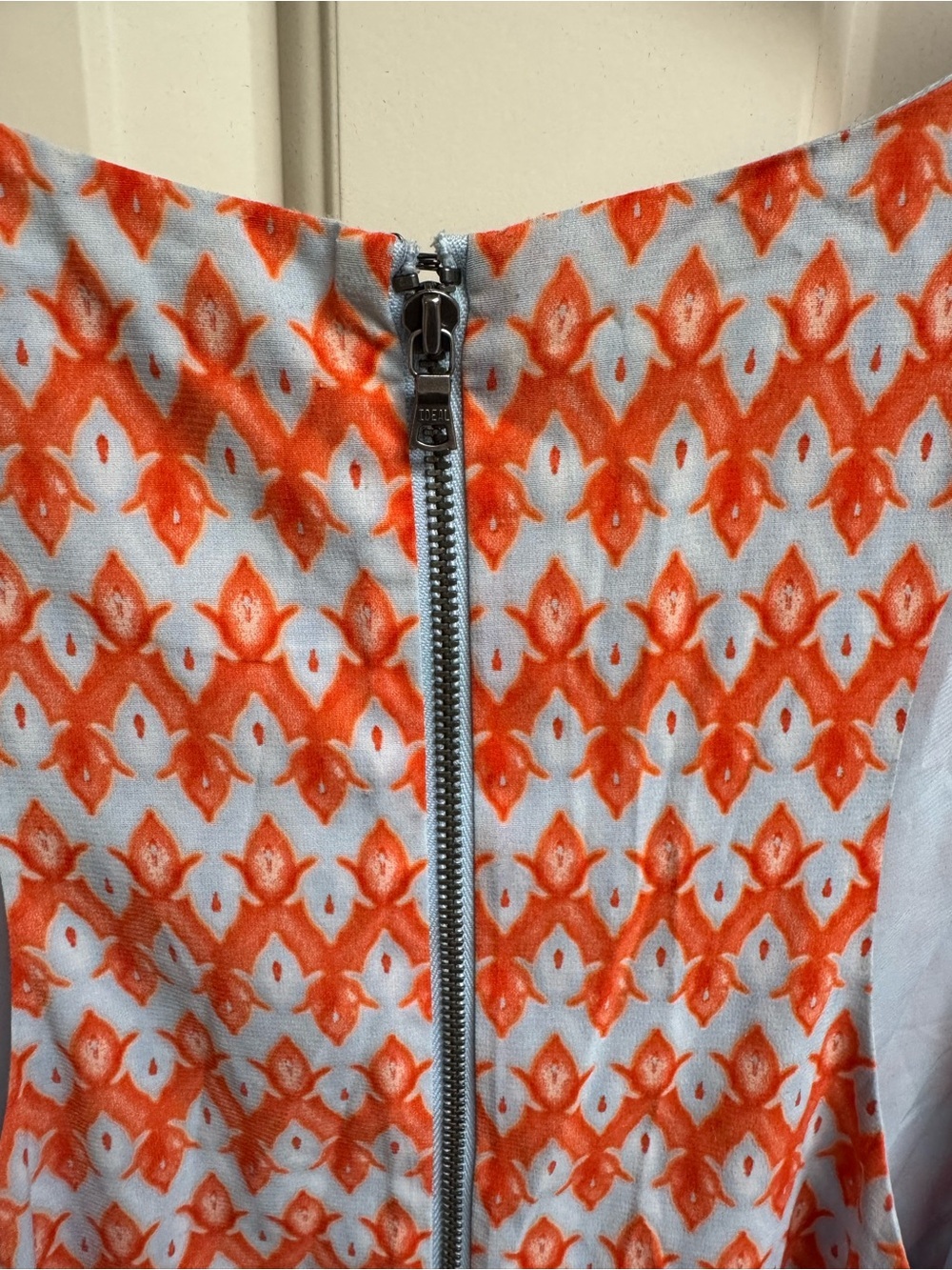 Alice + Olivia Orange and White Tank Mini Dress - Picture 8 of 9